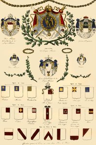 Wappen des Französischen Kaiserreichs und des kaiserlichen Adels