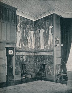 Arras-Wandteppich in Stanmore Hall, 1898-9