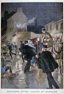 Verhaftet von der Polizei, Paris, 1900