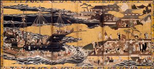 Ankunft der südlichen Barbaren, ca. 1600