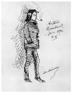 Arthur Rimbaud, französischer Dichter und Abenteurer, 1895 1956 von Unbekannt