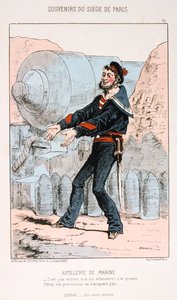 Marineartillerie, Belagerung von Paris, Deutsch-Französischer Krieg, 1870-1871
