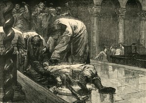 Ermordung des Kaisers Leo V., 820 n. Chr., 1890 von Unbekannt