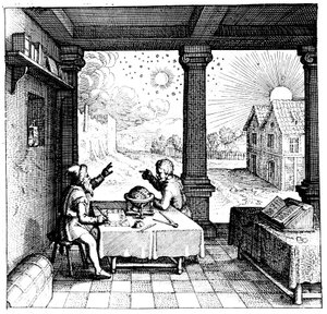 Astrologen bereiten ein Horoskop vor, 1617-1619 von Unbekannt