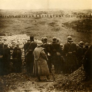Angriff bei Douaumont, Nordfrankreich, Dezember 1916 von Unbekannt