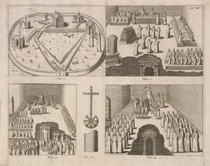 Audienz beim russischen Zaren, Moskau. Veröffentlicht von Jacob Ulfeldt, 1578 von Unbekannt