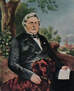 August Borsig 1804-1854 - Gemälde von Krüger, 1934 von Unbekannt