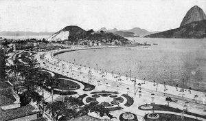 Avenida Beira-Mar, Botafogo, Rio de Janeiro, frühes 20. Jahrhundert von Unbekannt