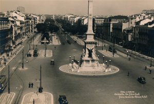 Avenida da Liberdade, Lissabon, Portugal, um 1936