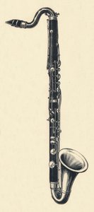 B Bassklarinette, 1895 von Unbekannt