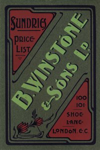 B. Winstone & Sons Ltd. Werbung, 1907