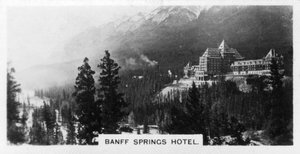 Banff Springs Hotel, Alberta, Kanada, ca. 1920er Jahre von Unbekannt