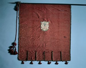 Banner mit Medaillons der Passion Christi, 1700er Jahre