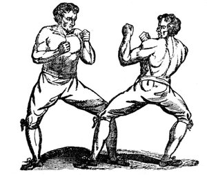 Bare-knuckle-Boxen, 18. Jahrhundert von Unbekannt