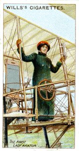 Baroness Raymonde Delaroche, erste Frau mit Pilotenschein, 1909