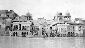 Badestellen, Mathura, Indien, 1916-1917