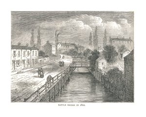 Battle Bridge, 1810 von Unbekannt