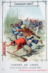 Schlacht bei Kiao-Tcheou, China, Boxeraufstand, 12. Juli 1900 von Unbekannt