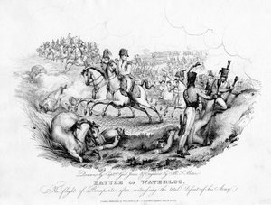 Schlacht von Waterloo, Belgien von Unbekannt