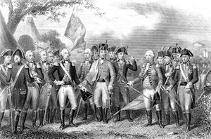 Schlacht von Yorktown, Virginia, Amerikanischer Unabhängigkeitskrieg, 1781 von Unbekannt