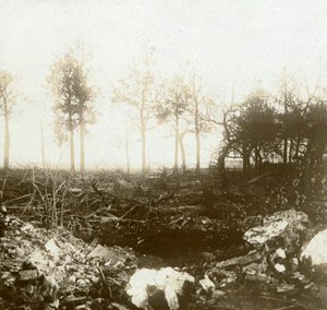 Schlachtfeld, Roeselare, Flandern, Belgien, um 1914-1918