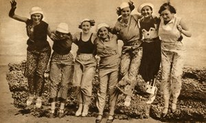 Strandpyjamas, 1930, 1933 von Unbekannt