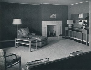 Schlafzimmer im Haus von Herrn Anatole Litvak in Saint Monica, Kalifornien, 1942