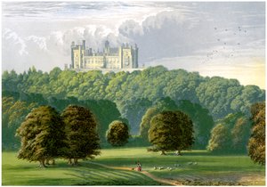 Belvoir Castle, Leicestershire, Heimat des Herzogs von Rutland, ca. 1880 von Unbekannt