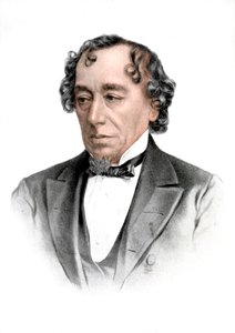 Benjamin Disraeli, englischer Staatsmann und literarische Figur des 19. Jahrhunderts, 1905 von Unbekannt