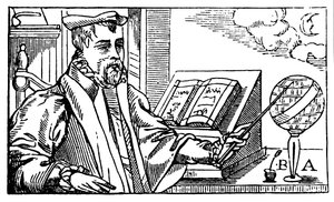 Bernard Abattia, französischer Astrologe des 16. Jahrhunderts, 1572 von Unbekannt