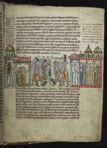 Bernhard von Clairvaux sendet Mönche zu Tochterhäusern, Zisterziensermönche, 1249-1250 von Unbekannt