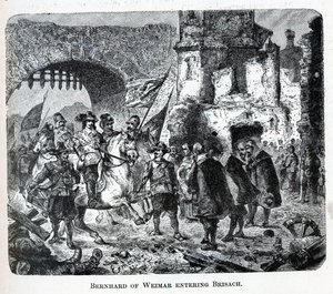 Bernhard von Weimar betritt Breisach, 1882 von Unbekannt