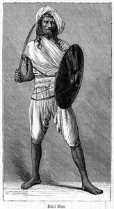 Bhil-Mann, 1886 von Unbekannt
