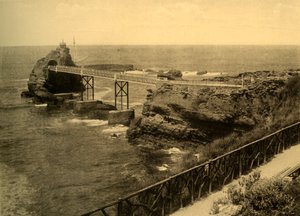 Biarritz - Der Felsen der Jungfrau, um 1930