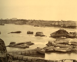 Biarritz - Gesamtansicht von der Atalaye, ca. 1930