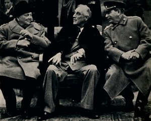 Konferenz der Großen Drei auf der Krim, Februar 1945 von Unbekannt