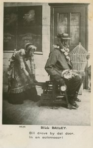 Bill Bailey Postkarte. Bill Bailey, Wont You Please Come Home war ein beliebtes Lied, veröffentlicht 1902 von Unbekannt