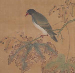 Vogel auf Zweig