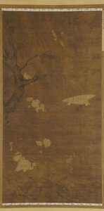Vögel, Weidenbaum und Blumen, Ming-Dynastie, 15.-16. Jahrhundert