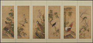 Vögel und Blumen, Edo-Periode von Unbekannt