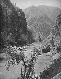 Black Canyon des Gunnison, Col., um 1897 von Unbekannt