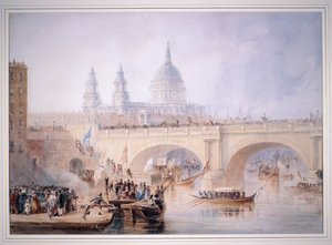 Blackfriars-Brücke, London von Unbekannt