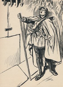 Blondel singt unter Richards Fenster, um 1907