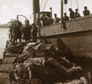 Leichen von Typhusopfern, Korfu, Griechenland, ca. 1915 von Unbekannt