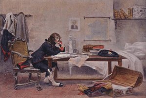 Bonaparte in Auxonne, 1788, 1896 von Unbekannt