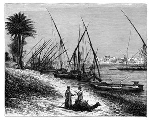 Boulak am Nil, Kairo, Ägypten