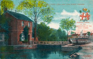 Boulters Lock und die Themse, ca. 1910