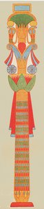 Bouquet-Kapitell, Theben, Ägypten, 1928