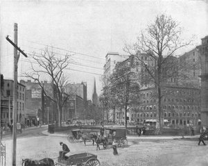 Bowling Green, New York, USA, um 1900