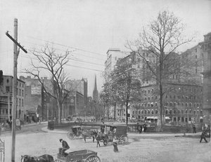 Bowling Green, New York, um 1897